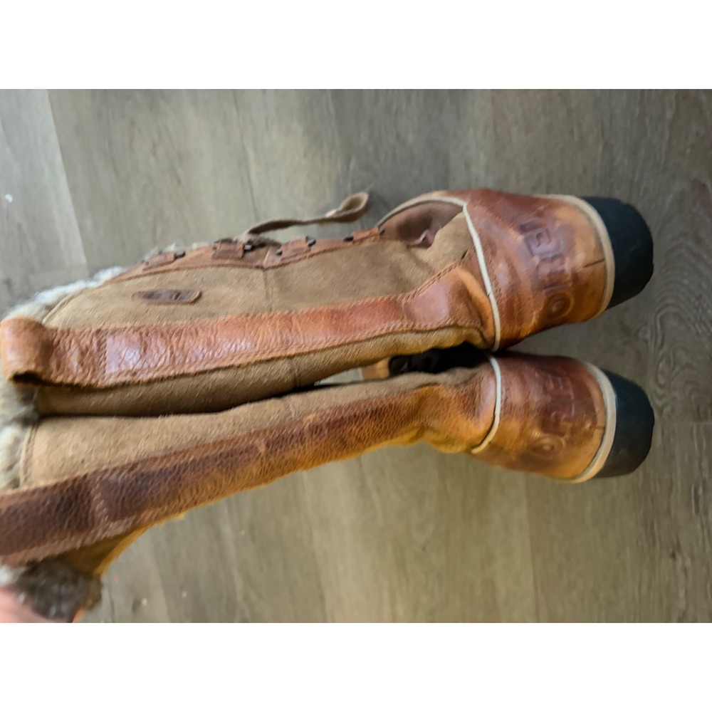 Sorel Tofino II Tan Brown Faux Fur Trim Winter Snow Boots Womens 7 NL2194-237 - Picture 4 of 6